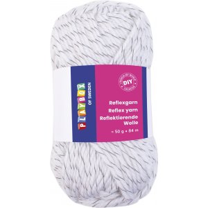 Fil réfléchissant 50 g blanc Fil réfléchissant 50 g blanc