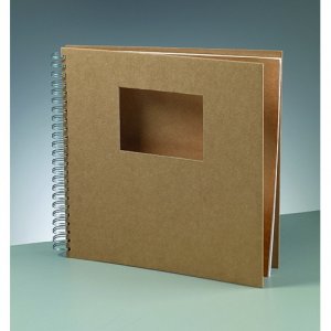 Album pour scrapbooking 30 x 30 cm / 9 x - marron 25 pages rectangle découpé Album pour scrapbooking 30 x 30 cm / 9 x - marron 25 pages rectangle découpé