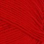 Fil de coton - rouge fonc - no. 8/4 - 50g