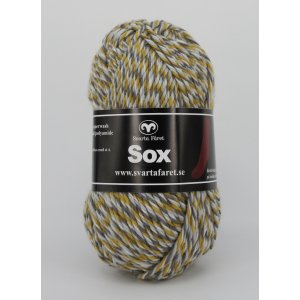 Sox 50g - Gris foncé/gris clair/moutarde/écrus (13) Sox 50g - Gris foncé/gris clair/moutarde/écrus (13)