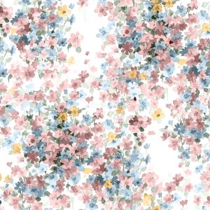 Tissu ciré textile Lucy rose Tissu ciré textile Lucy rose