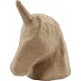 Tte de licorne en papier mch