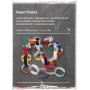 Bandes de guirlande - couleurs mlanges - 400 pcs