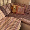 Image client Toile de store et tissu décoratif Toldo Stripes - Couleur mixte Silja 1 - 160 cm