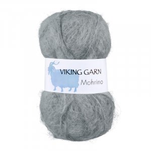 Fil Viking Mohrino 50g - Gris clair (513) Fil Viking Mohrino 50g - Gris clair (513)
