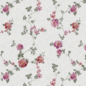 Toile cirée à motif Rostanka - Rose Toile cirée à motif Rostanka - Rose