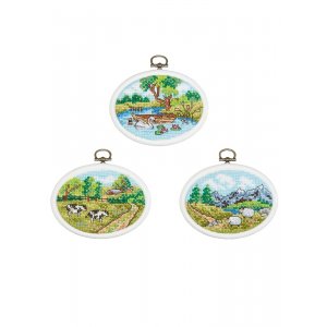 Kit de broderie Flexboards - Out in nature 3-pack Kit de broderie Flexboards - Out in nature 3-pack
