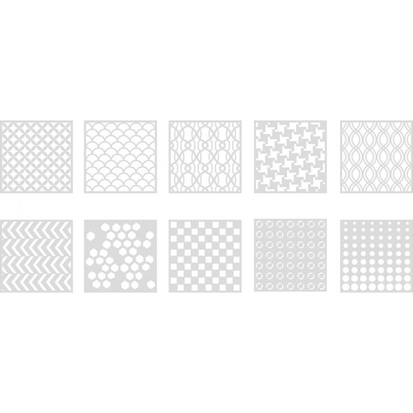 Pochoir - 10 feuilles