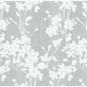 Toile cirée - Fleur blanche gris Toile cirée - Fleur blanche gris