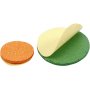 Cercles dcoratifs en caoutchouc - couleurs de paillettes mlanges - 1000 pcs