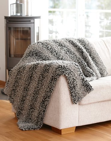 Patron tricot - Plaid/tapis