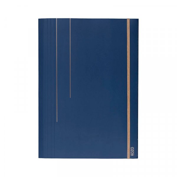 Chemise cartonne Kozo A4 - 3 parties