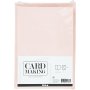 Cartes et enveloppes - couleurs pastel 11,5 x 16,5 cm - 50 sets