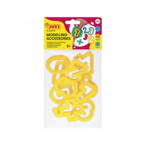 Outils en argile - Jovi - 10 découpeurs de chiffres et de panneaux plus Outils en argile - Jovi - 10 découpeurs de chiffres et de panneaux plus