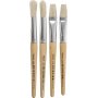 Brosses pour enfants - en bois - 4 pcs