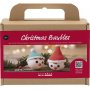 Mini Kit DIY Boules de Nol pour Sapin - Elfes Rouges et Verts