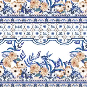 Trikå à motifs 150 cm - Céramique du Maroc Trikå à motifs 150 cm - Céramique du Maroc
