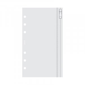 Pochette en plastique pour Filofax Personal - Fermeture éclair Pochette en plastique pour Filofax Personal - Fermeture éclair