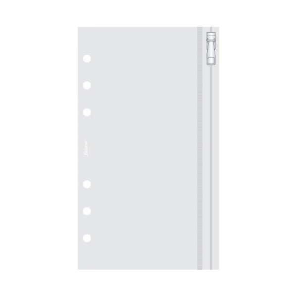 Pochette en plastique pour Filofax Personal - Fermeture clair