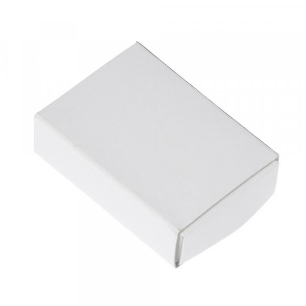Bote d'allumettes blanche, paquet de 10