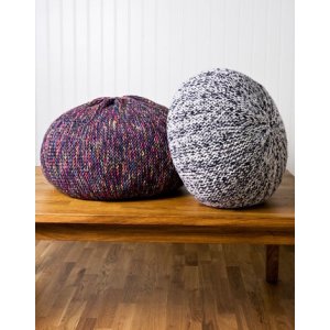 Patron tricot - Poufs au point mousse Patron tricot - Poufs au point mousse