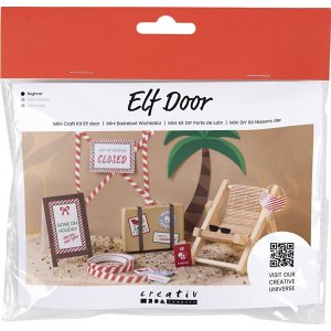 Mini Kit DIY Porte du Père Noël - En vacances Mini Kit DIY Porte du Père Noël - En vacances