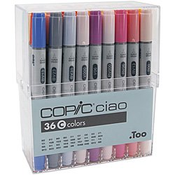 Coffret Copic Ciao - 36 stylos - Coffret C Coffret Copic Ciao - 36 stylos - Coffret C