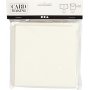 Carte postale avec enveloppe - blanc cass - 12,5 x 12,5 cm - 10 pcs