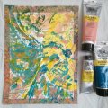 Image client Peinture acrylique Campus 500 ml - Jaune Cadmium Teinte Moyenne (541)