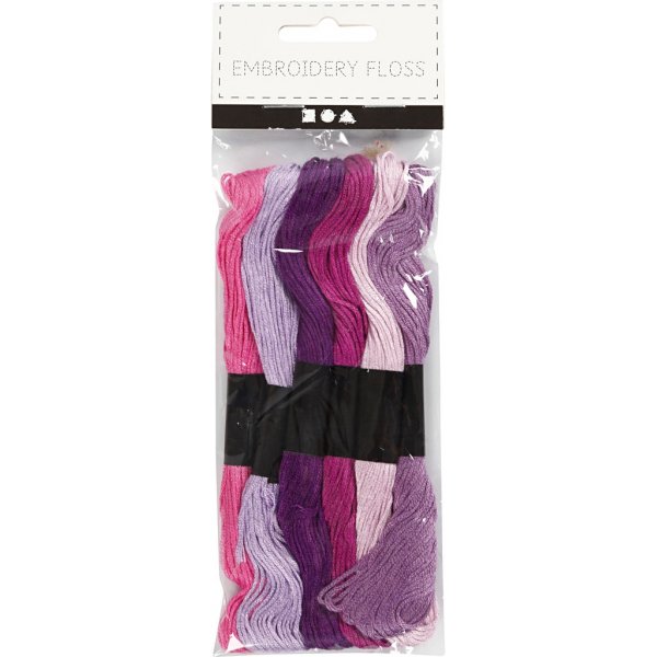 Fil à broder Harmoni - violet - 6 paquets Fil à broder Harmoni - violet - 6 paquets