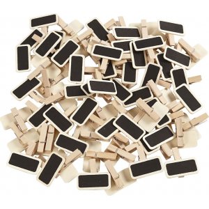 Planche avec clip - 4 x 2 cm - 100 pcs Planche avec clip - 4 x 2 cm - 100 pcs