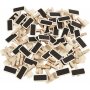 Planche avec clip - 4 x 2 cm - 100 pcs
