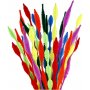 Cure-pipe - couleurs mlanges - en forme - 28 pcs