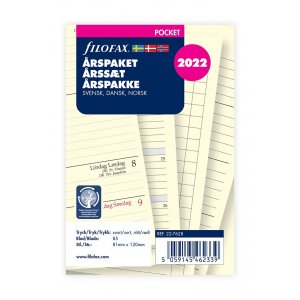 Recharge Pour System Calendar Pocket 2022 - Semainier (Forfait annuel) Recharge Pour System Calendar Pocket 2022 - Semainier (Forfait annuel)