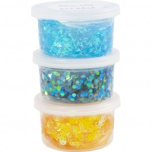 Pâte à paillettes bleu/vert harmonieux 3 x 60 g Pâte à paillettes bleu/vert harmonieux 3 x 60 g