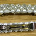Image client Barrette à cheveux 6 cm - argent