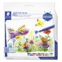 Stylos à pointe fibre Triplus Color en étui 1mm - 40 stylos Stylos à pointe fibre Triplus Color en étui 1mm - 40 stylos