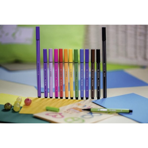 Stylo fibre Pen 68 Mini - paquet de 12