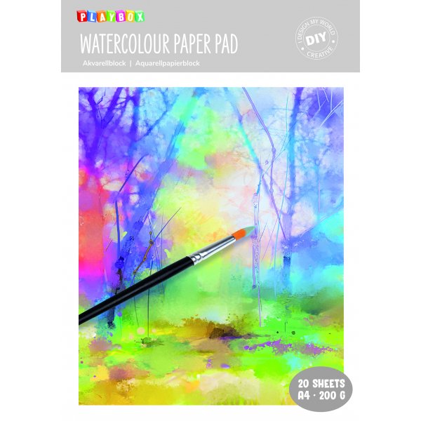Bloc aquarelle A4 - 20 feuilles Bloc aquarelle A4 - 20 feuilles