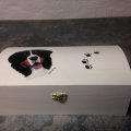 Image client Coffret en bois 20 x 13 x 9,5 cm - pin non traité, avec serrure
