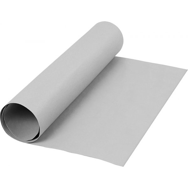 Papier cuir - gris - uni - 1 m Papier cuir - gris - uni - 1 m